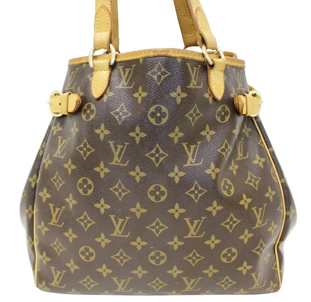LOUIS VUITTON Used Shoulder Bag Monogram Batignolles Vertical