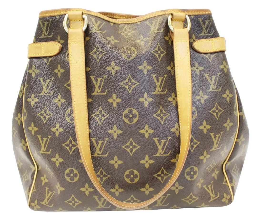 LOUIS VUITTON Used Shoulder Bag Monogram Batignolles Vertical