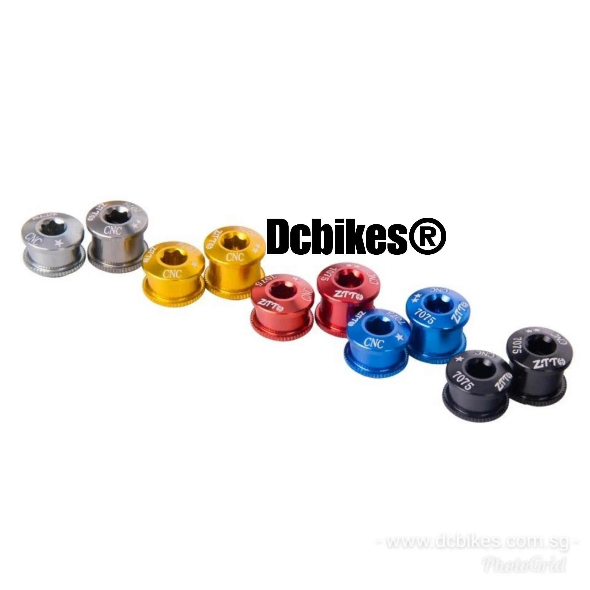 M8 X 5mm Single Speed Chain Ring Bolts (4 Pieces)