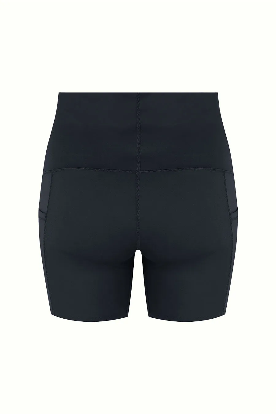 Maternity Anti Chafe Mid Short With Pockets - Black