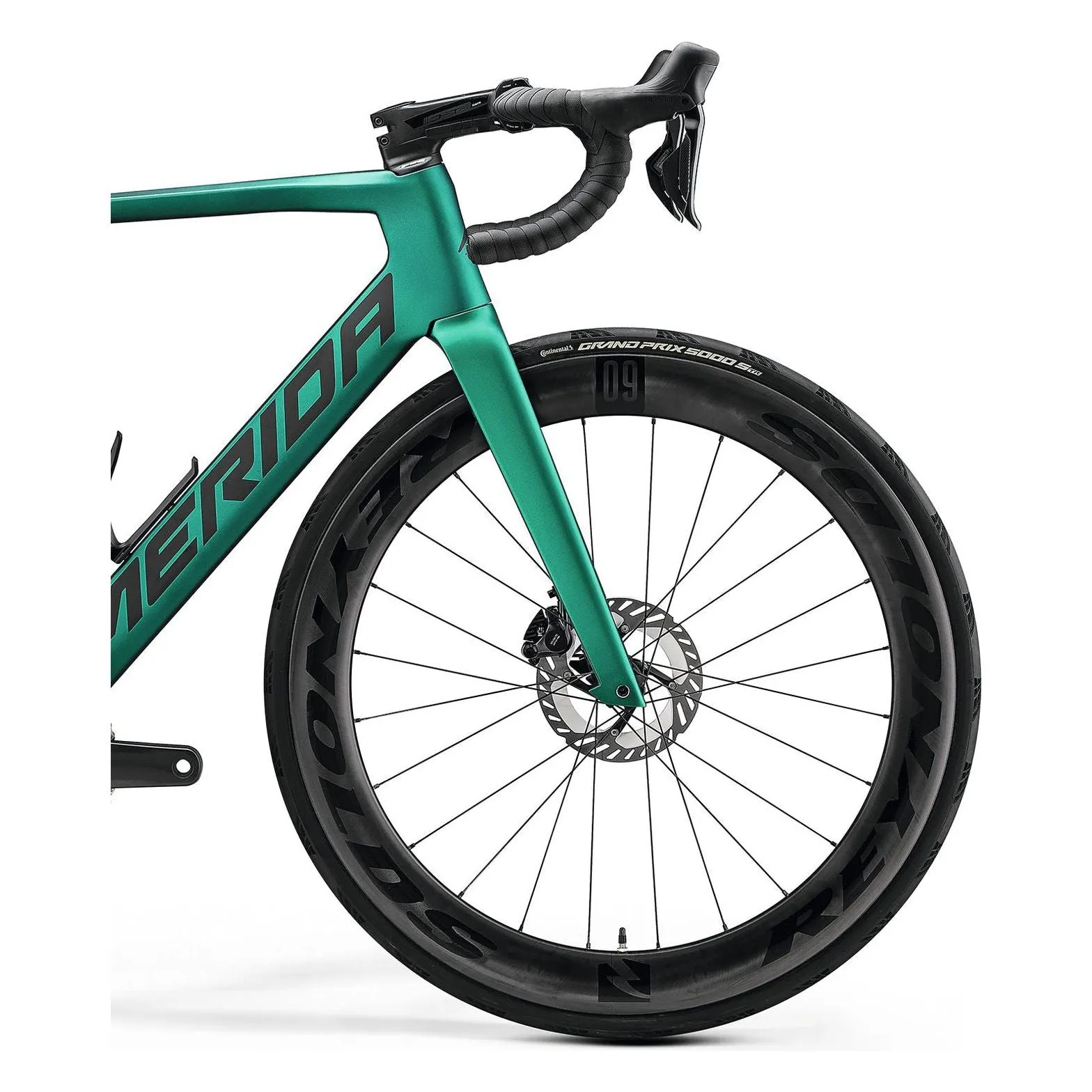 Merida Reacto 8000 Carbon Road Bike 2024 - Green