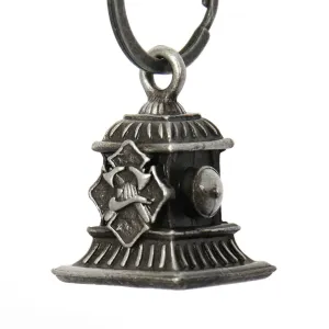 Milwaukee Leather MLB9044 'Fire Department' Motorcycle Good Luck Bell | Key Chain Accessory for Bikers