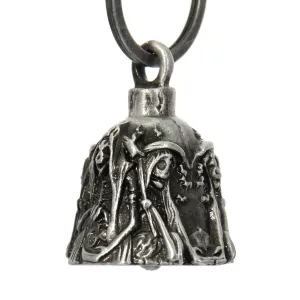Milwaukee Leather MLB9047 'Grim Reapers' Motorcycle Good Luck Bell | Key Chain Accessory for Bikers