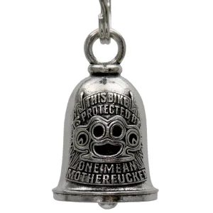 Milwaukee Leather MLB9127 One Mean Mother Motorcycle Good Luck Bell w/ Key Ring-Key Chain Accessory for Bikers