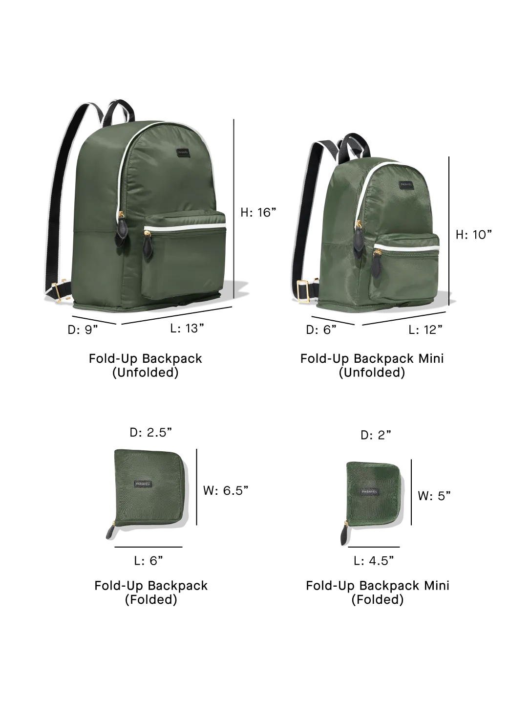 Mini Fold-Up Backpack