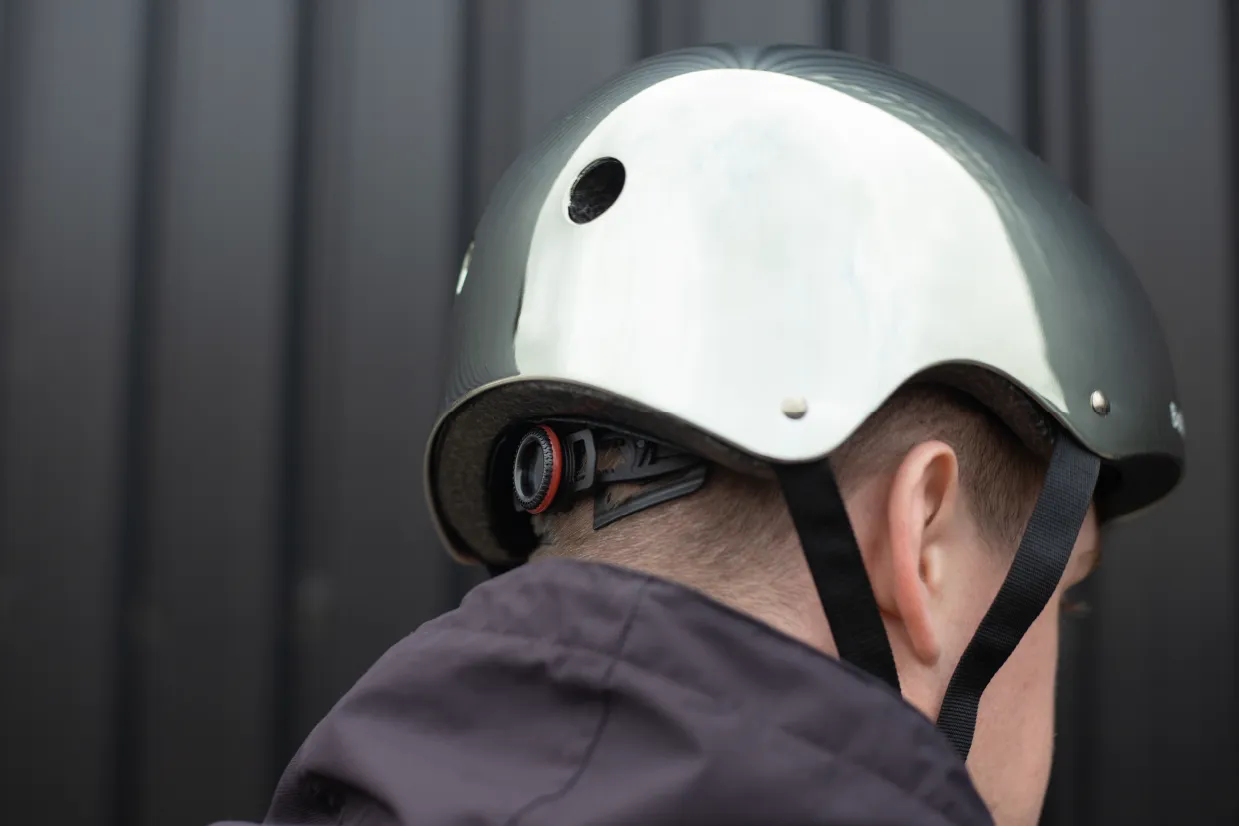 Mirror Mirror Bike Helmet Chrome