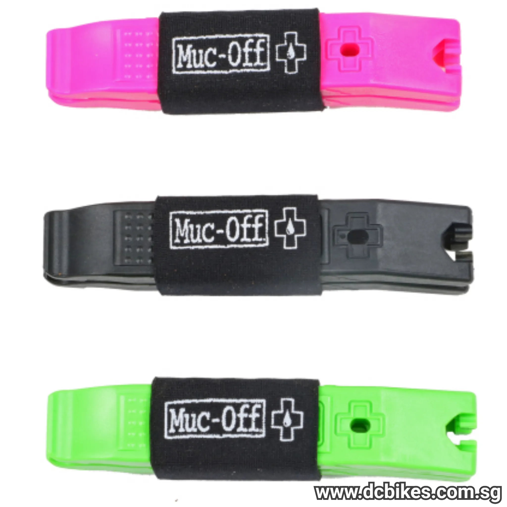 Muc-Off Pink | Green | Black Rim Tyre Levers (2 Pieces)