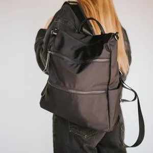 Nori Nylon Backpack Black