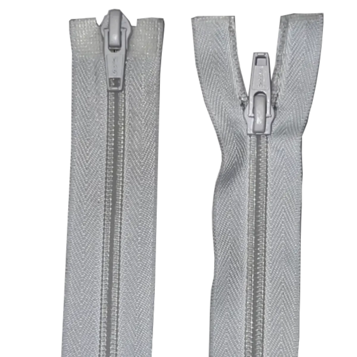 Nylon/Plastic Double Slider 2 Way Zip - With Metal Sliders 23" (58cm)