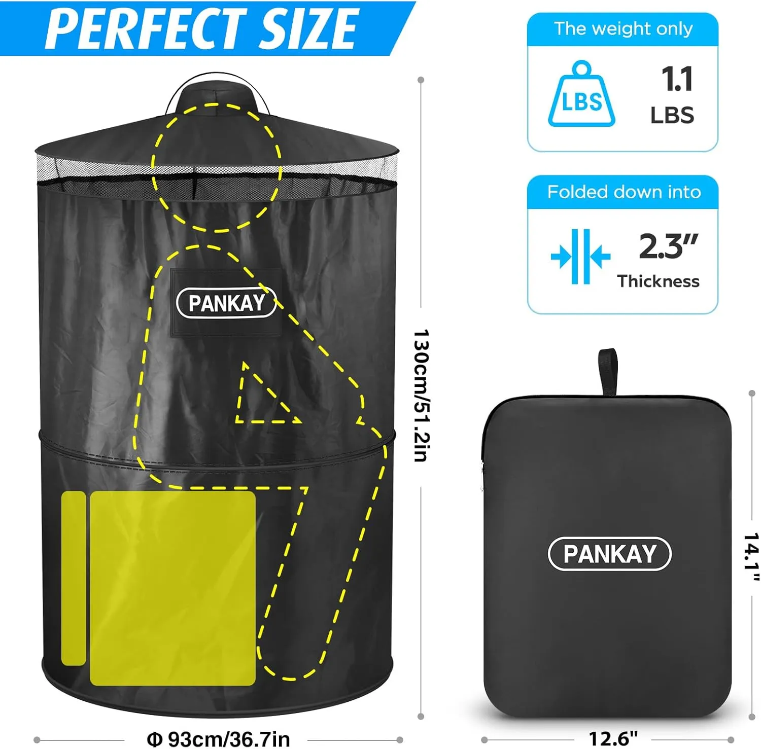 Pop Up Privacy Tent Portable Outdoor Camping Bathroom Toilet Tent Sturdy Shelter