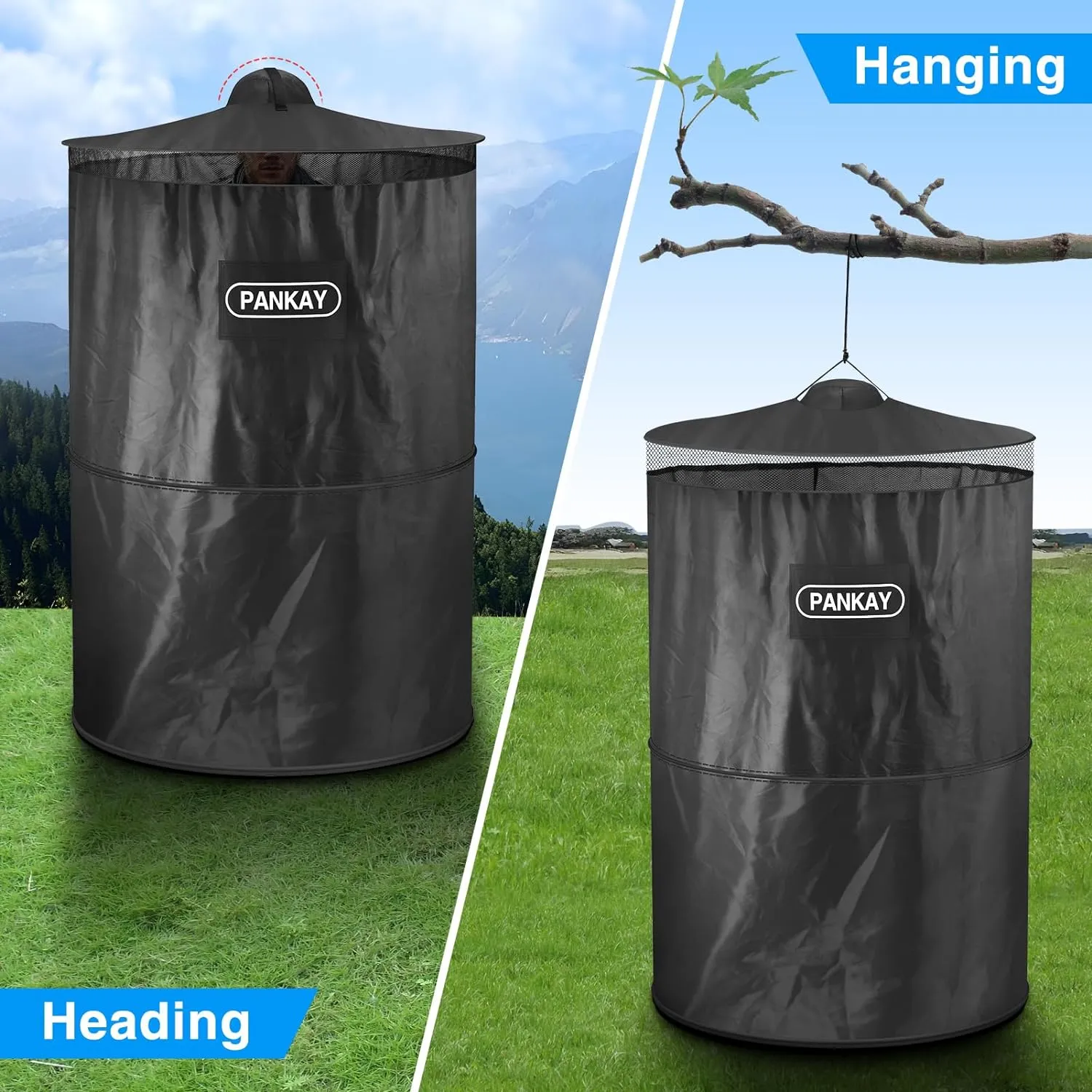 Pop Up Privacy Tent Portable Outdoor Camping Bathroom Toilet Tent Sturdy Shelter