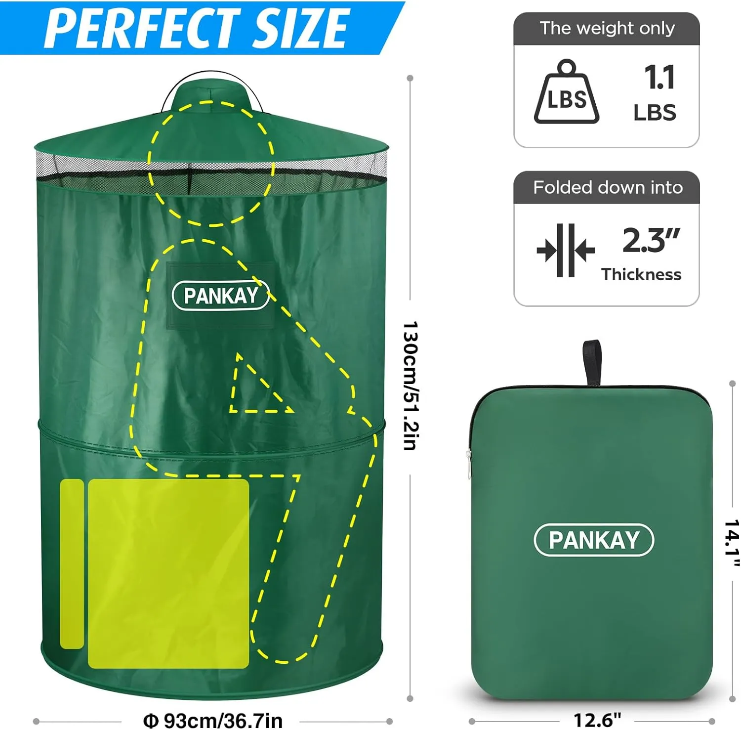 Pop Up Privacy Tent Portable Outdoor Camping Bathroom Toilet Tent Sturdy Shelter