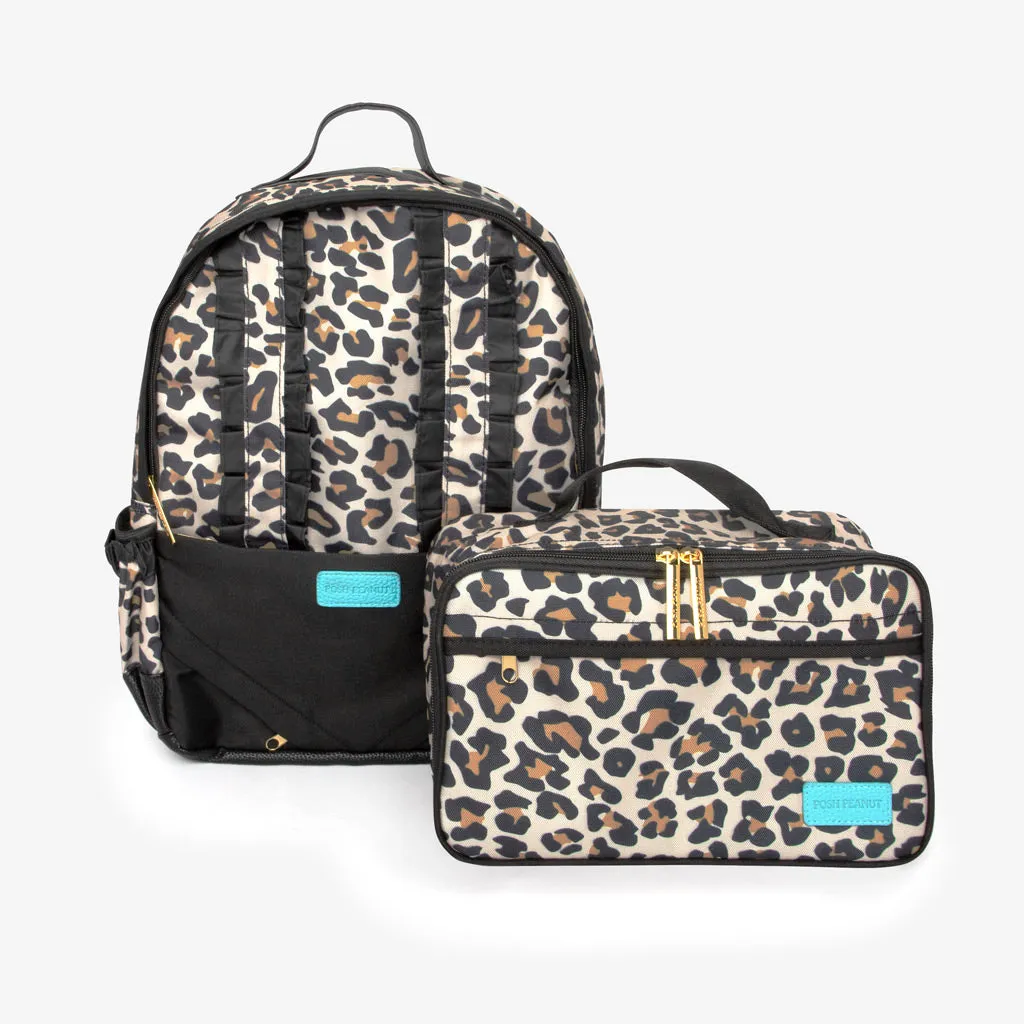 Posh Peanut Lana Leopard Lunch Bag