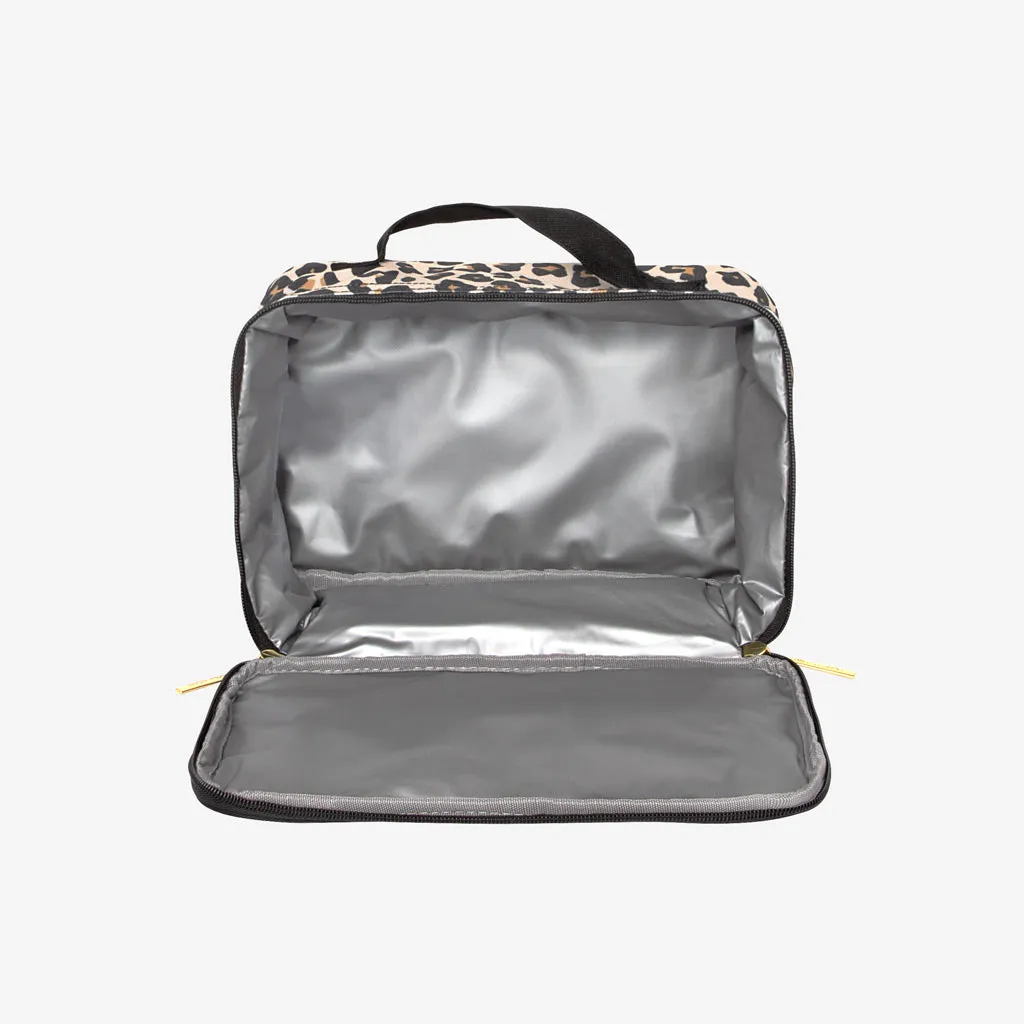 Posh Peanut Lana Leopard Lunch Bag