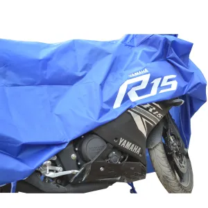 Premium Quality  Body Cover With Logo Printed For Yamaha R15(V2/V3) Blue.