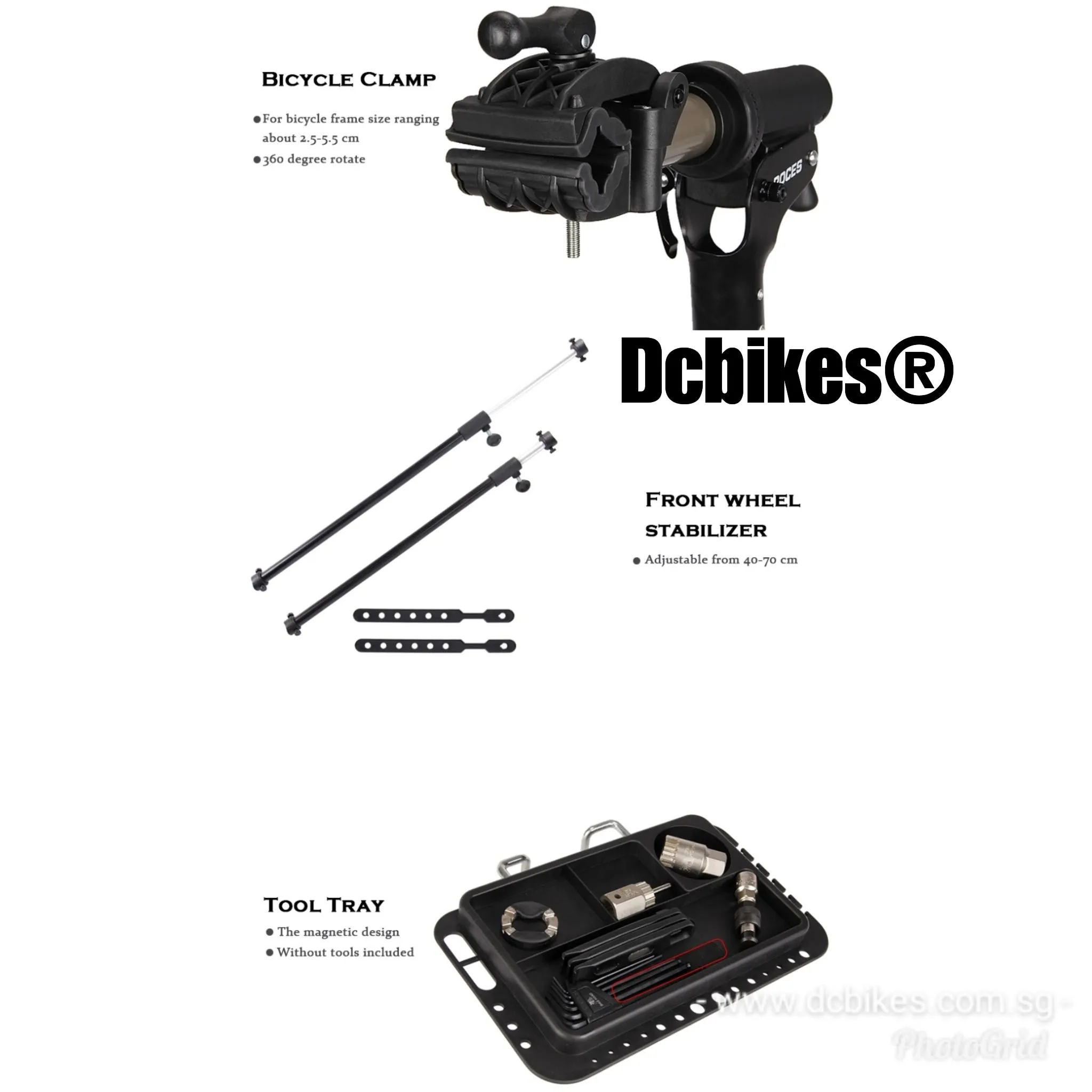 Professional Stable MTB Bicycle Repair Bike Rack Stand   Tools Tray