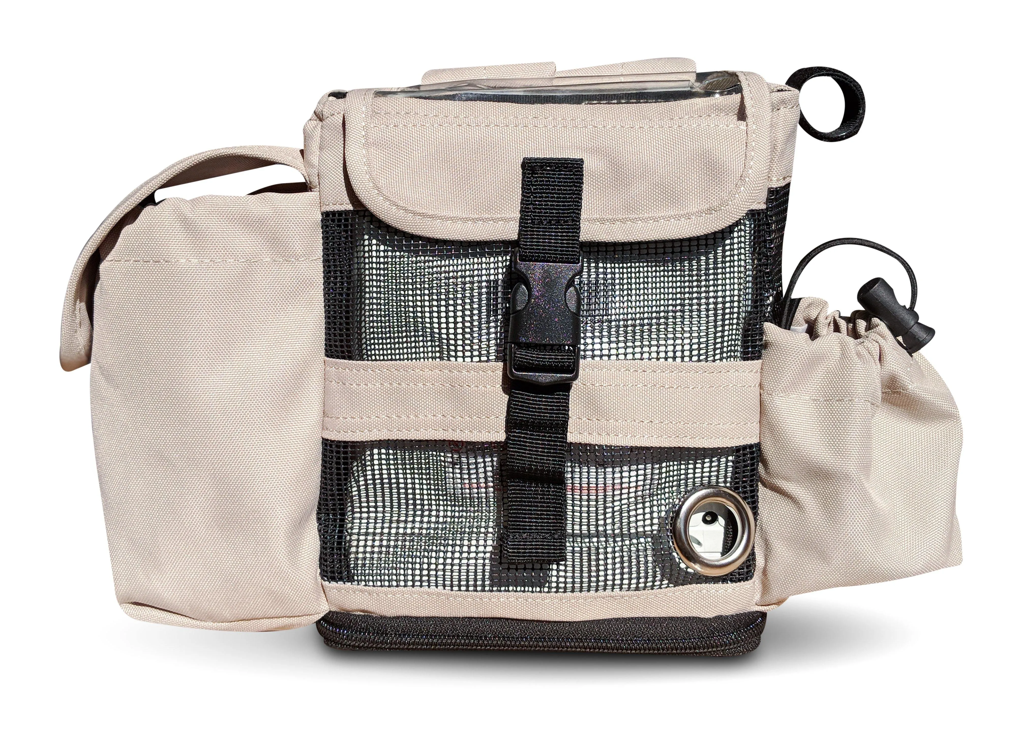 REFURBISHED Inogen One G4, Inogen Rove 4, & OxyGo Fit Backpack w/Side Pockets - Tan