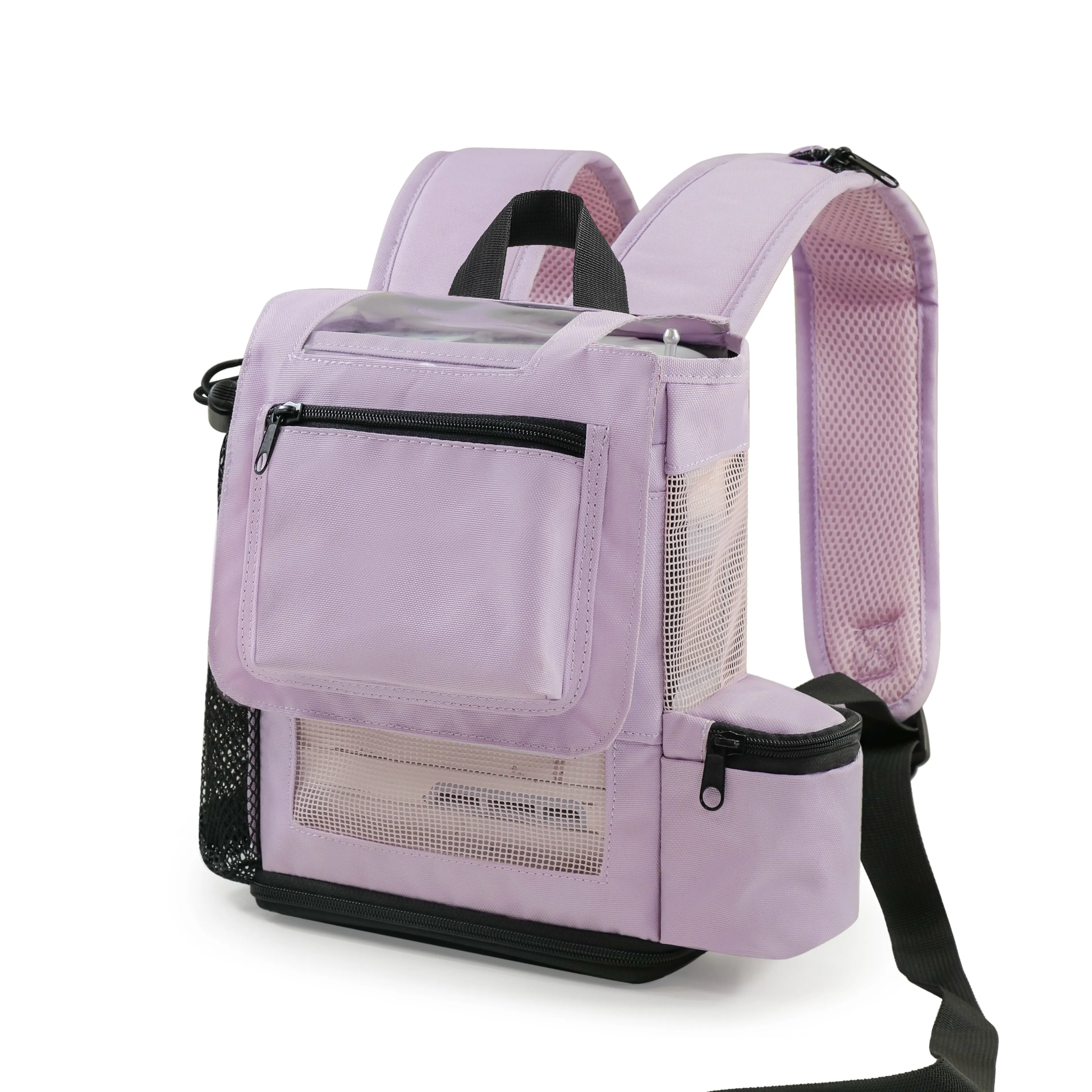 REFURBISHED Inogen One G5/Inogen Rove 6/OxyGo Next Lightweight Backpack w/Pockets - Light Purple