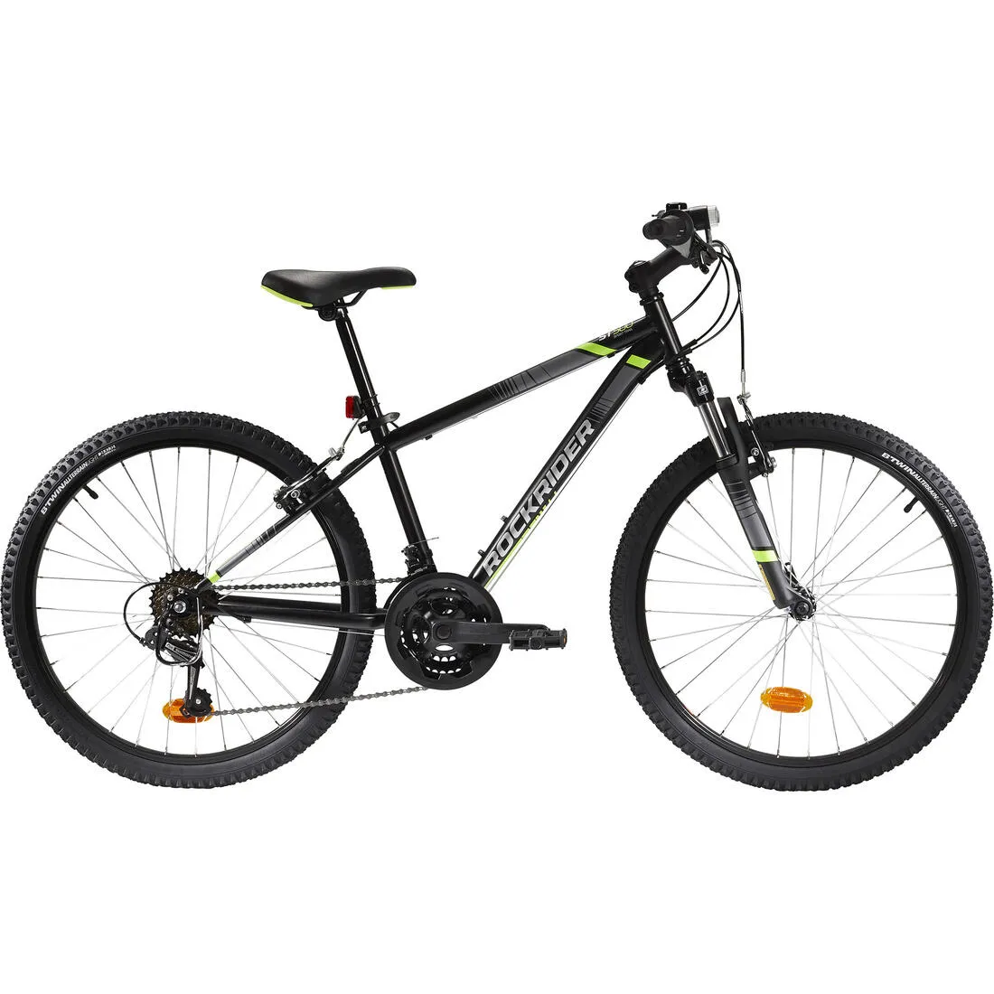 Rockrider ST 500 Kids' 24-Inch Mountain Bike 9-12 Years -  Black