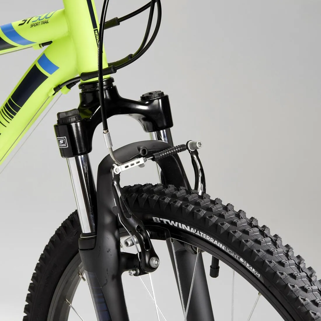 Rockrider ST 500 Kids' 24-Inch Mountain Bike 9-12 Years -  Black