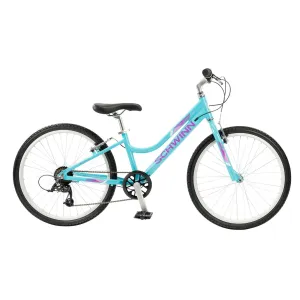 Schwinn Episode 24" Kids Aluminium Mountain Bike - Aqua Blue