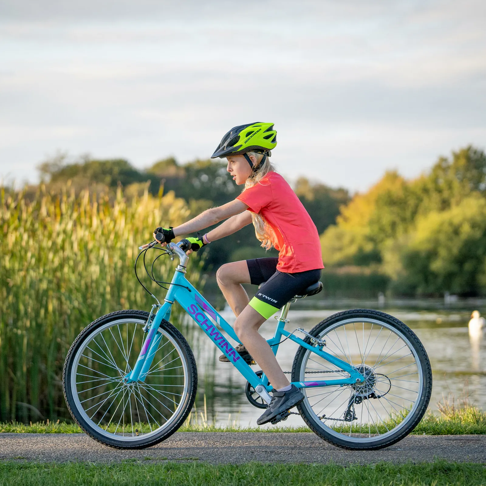 Schwinn Episode 24" Kids Aluminium Mountain Bike - Aqua Blue