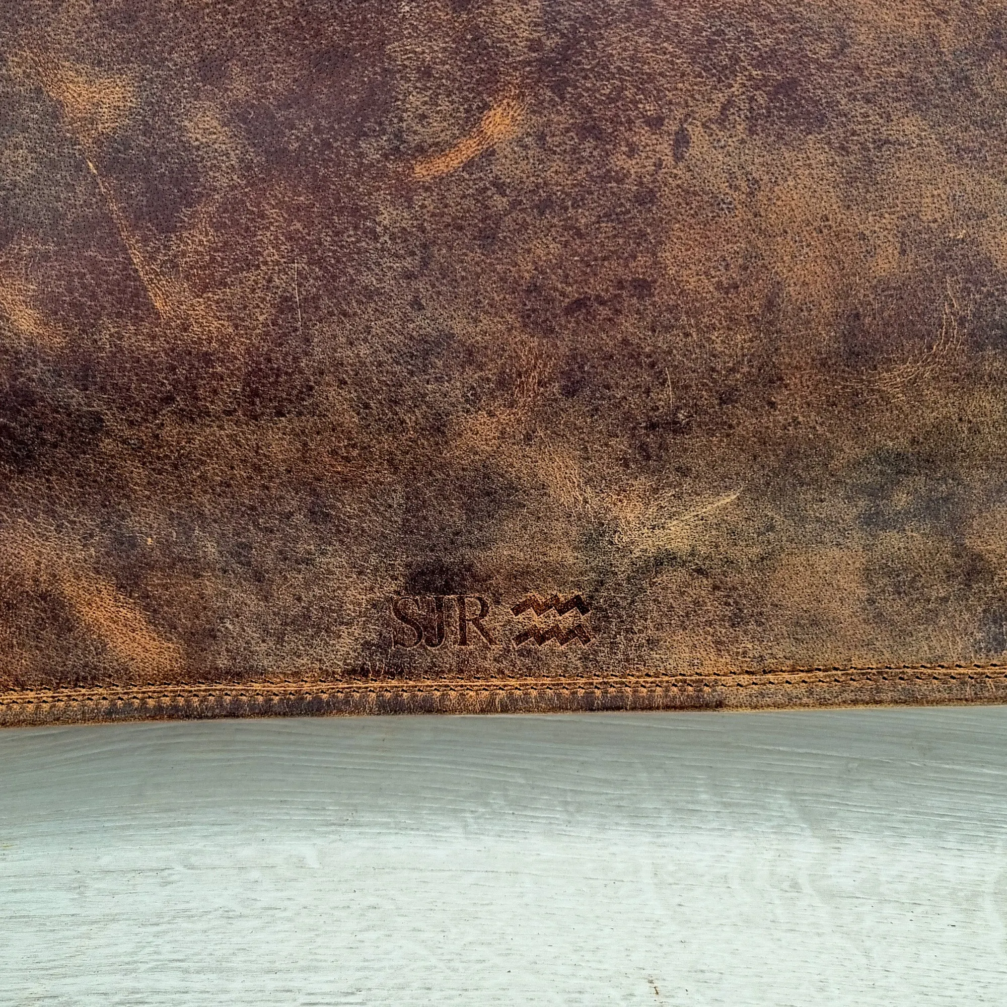 Seconds 15 Inch Leather Messenger Bag