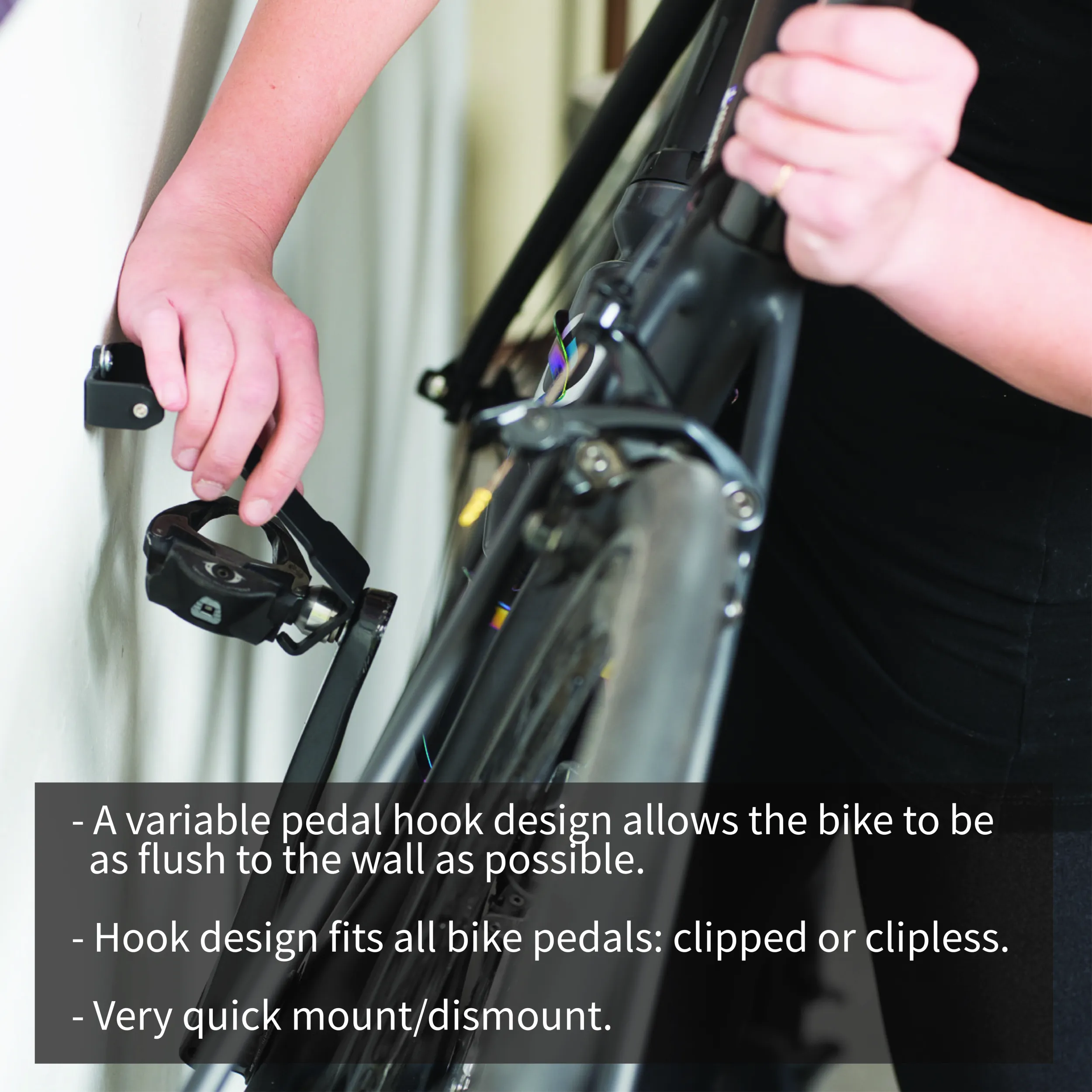 Session Bike Racks: Horizontal Bike Wall Mounts