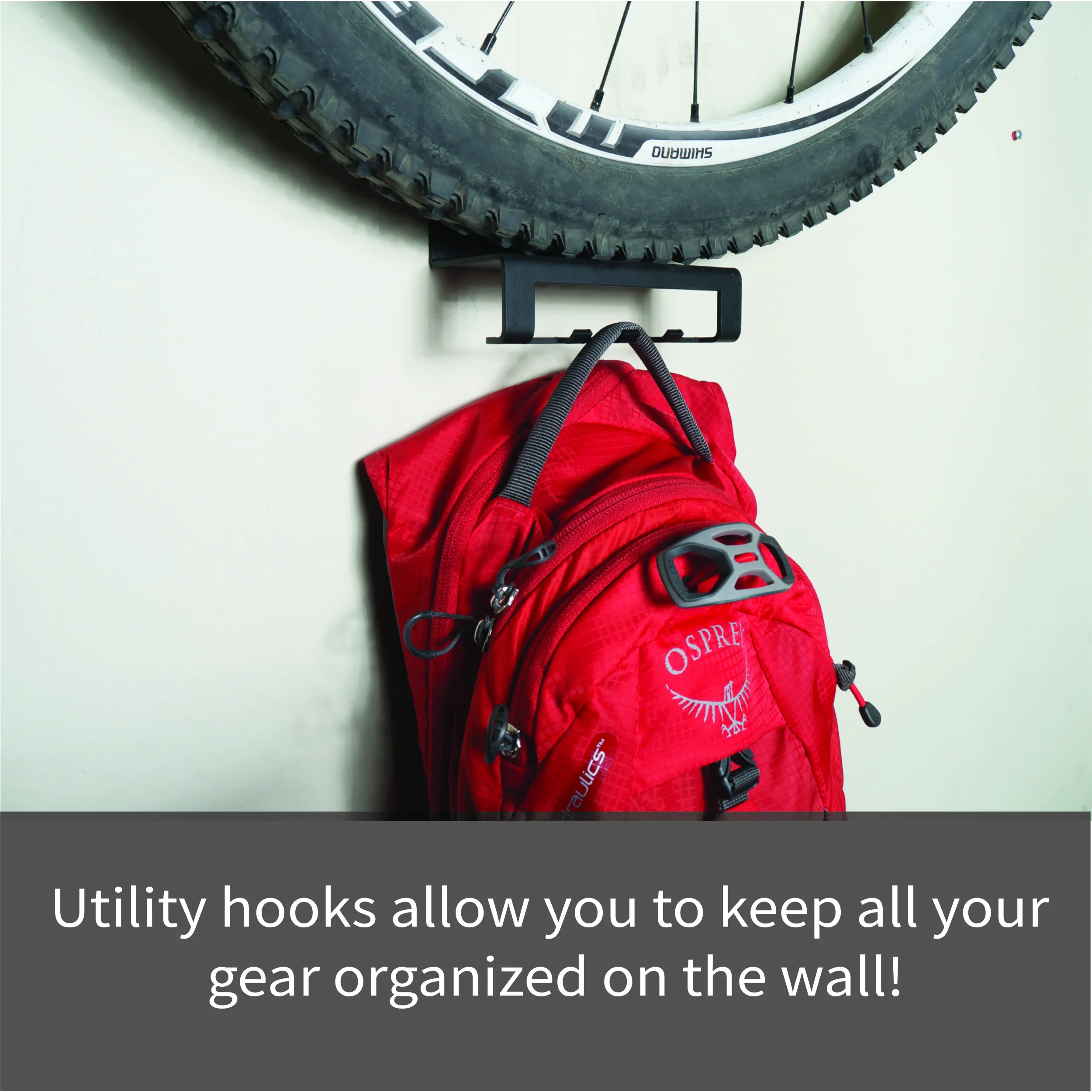 Session Bike Racks: Horizontal Bike Wall Mounts
