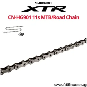 Shimano 11 Speed XTR MTB/Road Dura-Ace HG901 SIL-TEC Chain 116 Links