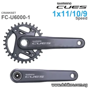 Shimano 32T | 40T | 42T CUES U6000 Series 9 | 10 | 11 Speed Crank