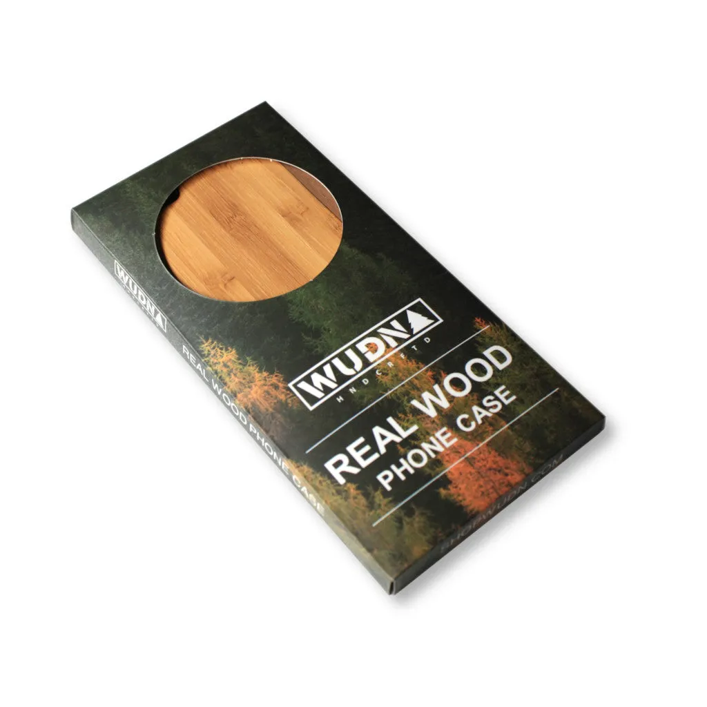 Slim Wooden iPhone Case (World Map Traveler - Walnut Ocean)