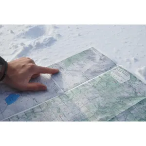 Snowy Mountains Folded Map A1