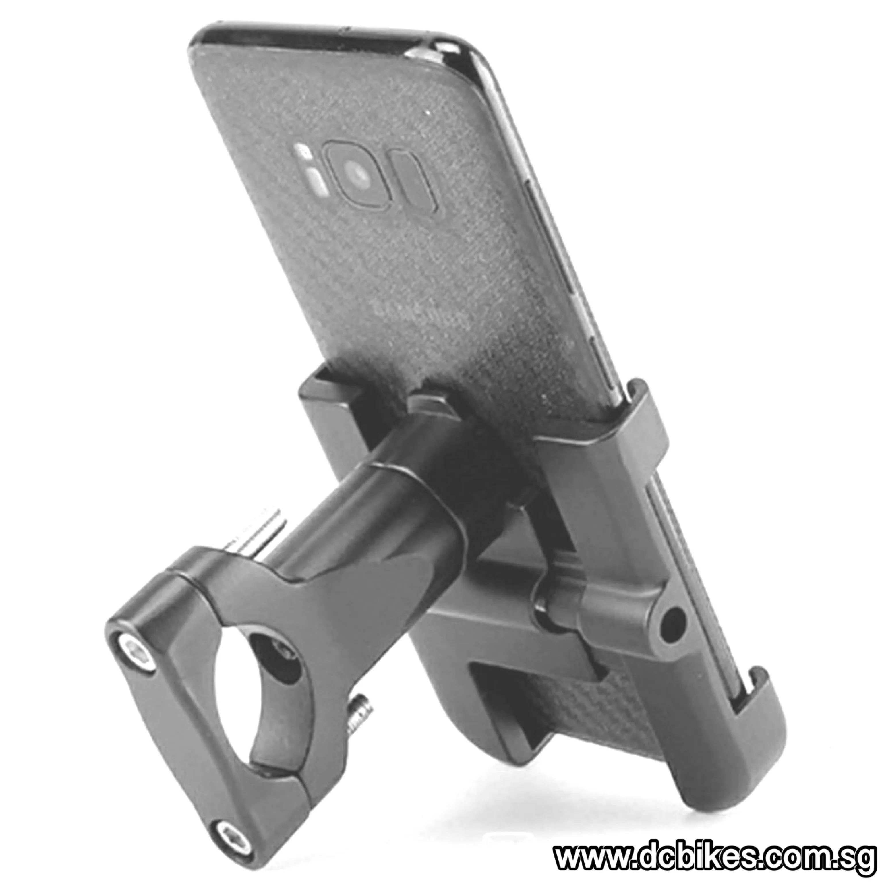 Solid Full Aluminum 360 Degree Rotating Black Hp Phone Holder