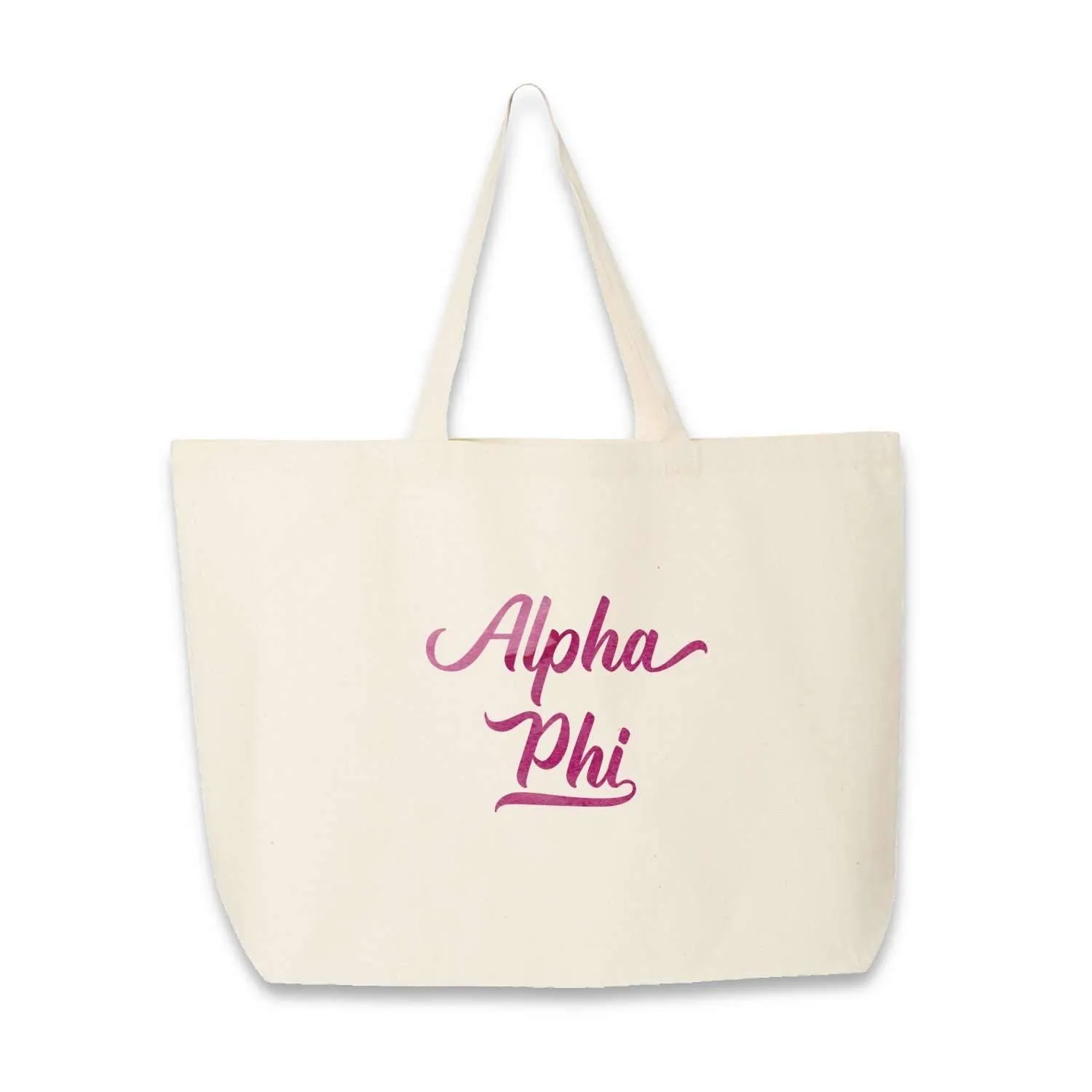 Sorority Cotton Canvas Tote Bag All 26 NPC Organizations Available