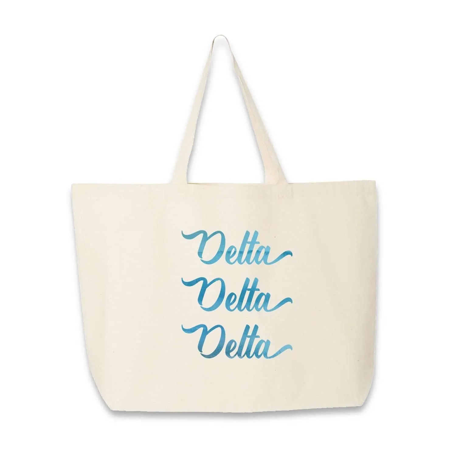 Sorority Cotton Canvas Tote Bag All 26 NPC Organizations Available