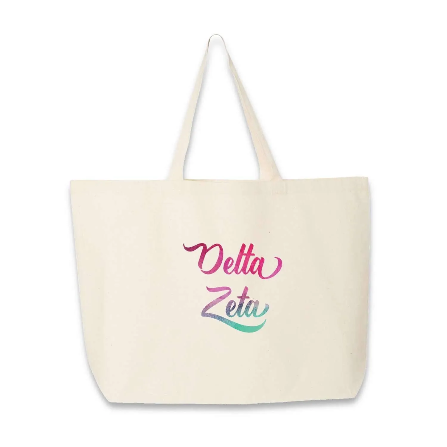Sorority Cotton Canvas Tote Bag All 26 NPC Organizations Available