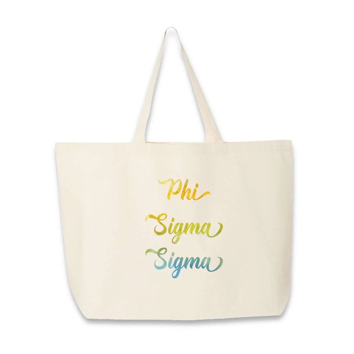 Sorority Cotton Canvas Tote Bag All 26 NPC Organizations Available