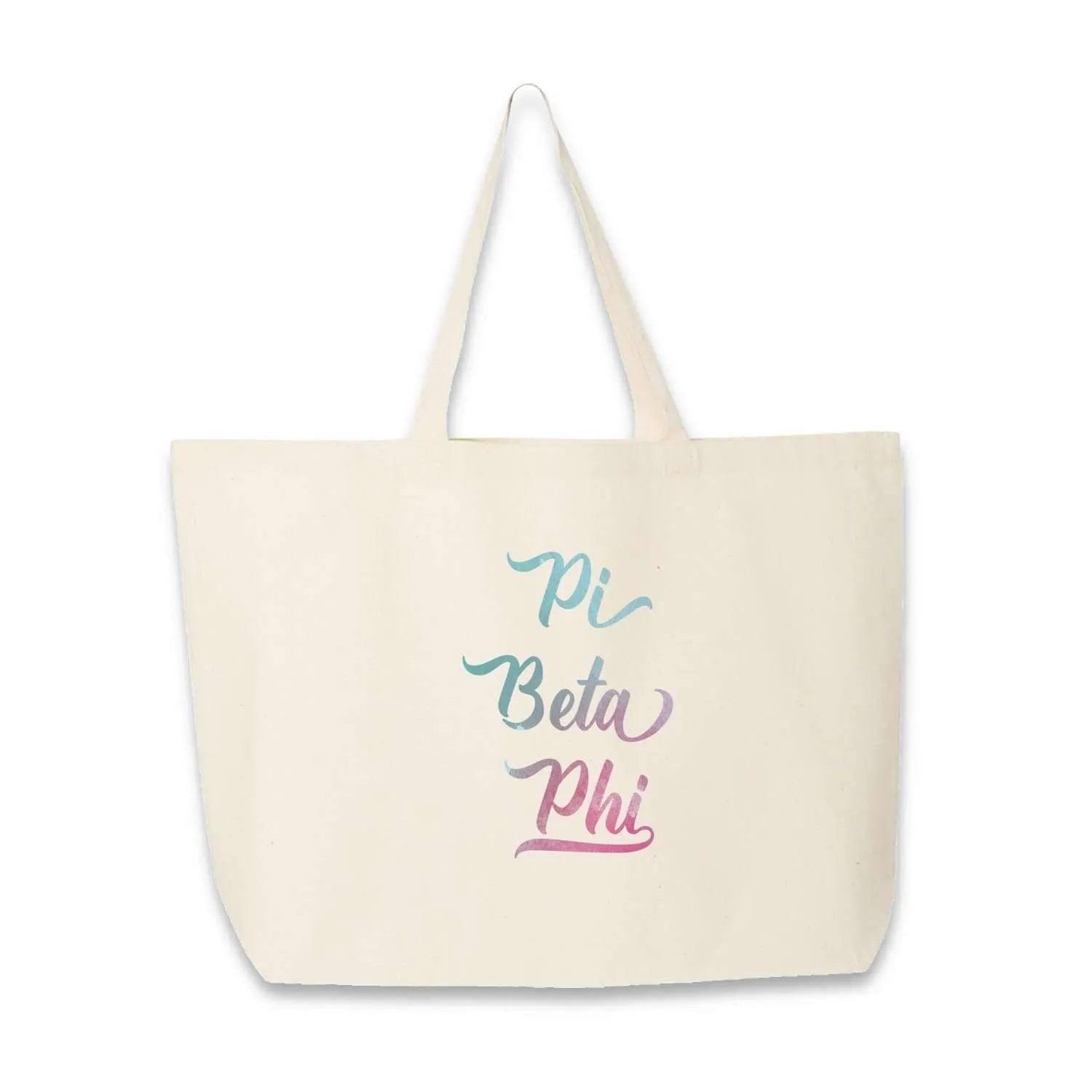 Sorority Cotton Canvas Tote Bag All 26 NPC Organizations Available