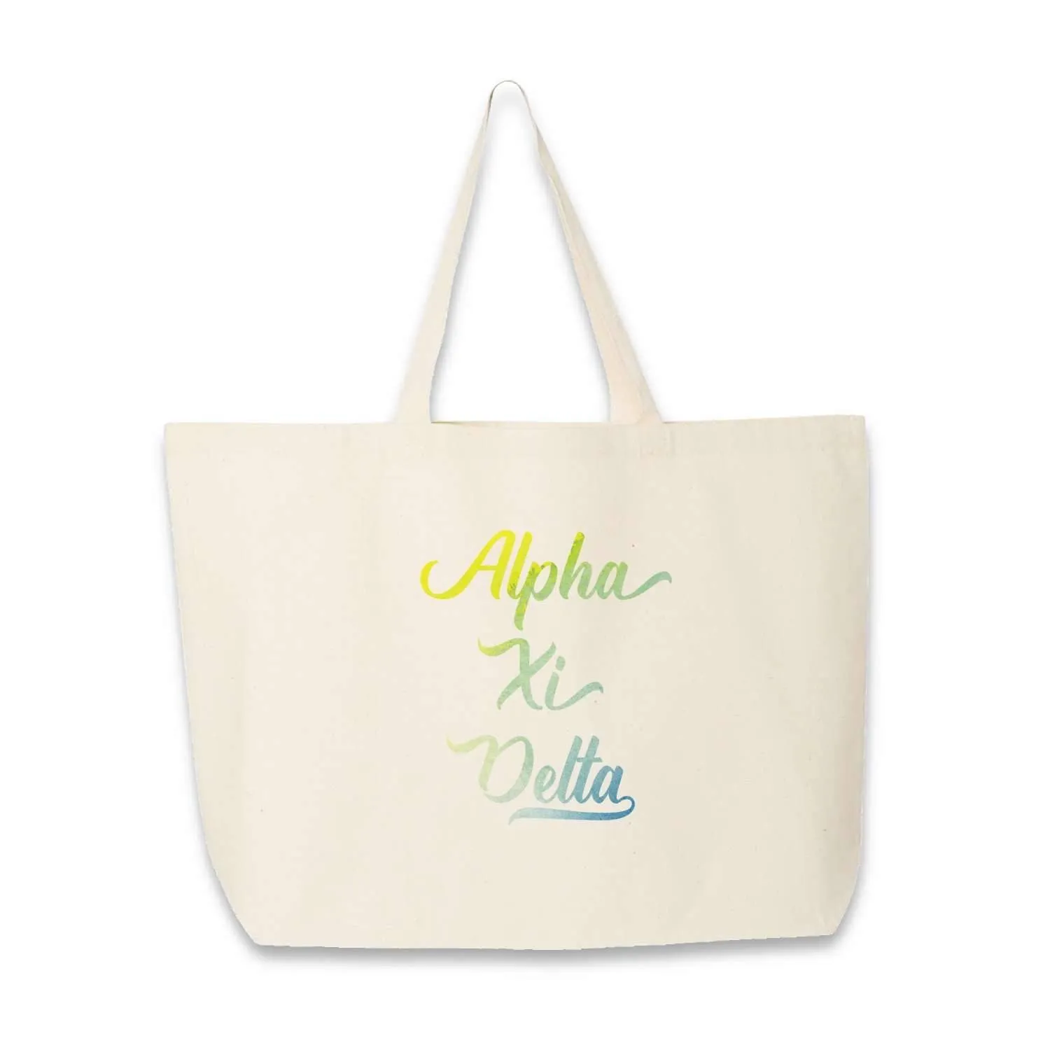 Sorority Cotton Canvas Tote Bag All 26 NPC Organizations Available