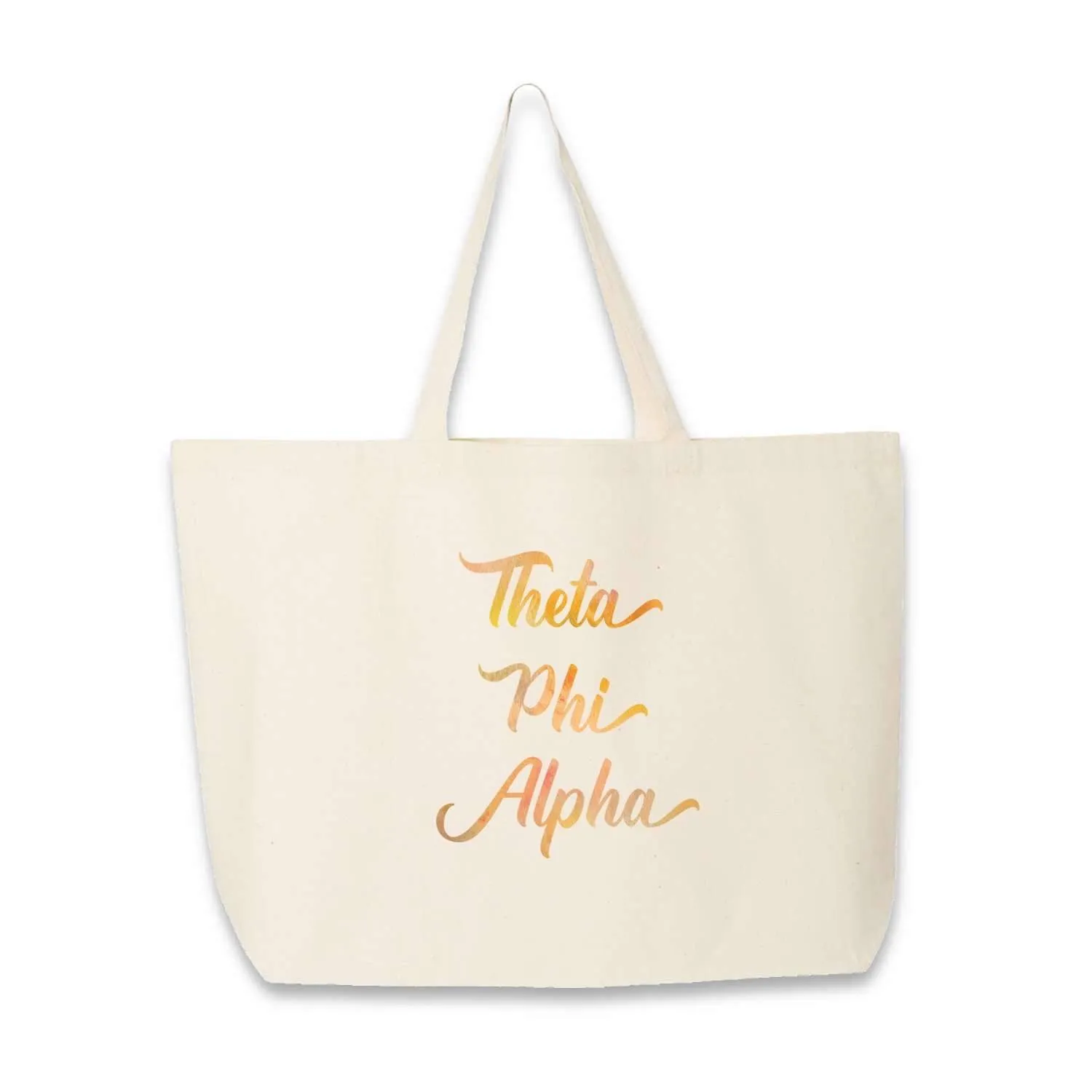Sorority Cotton Canvas Tote Bag All 26 NPC Organizations Available