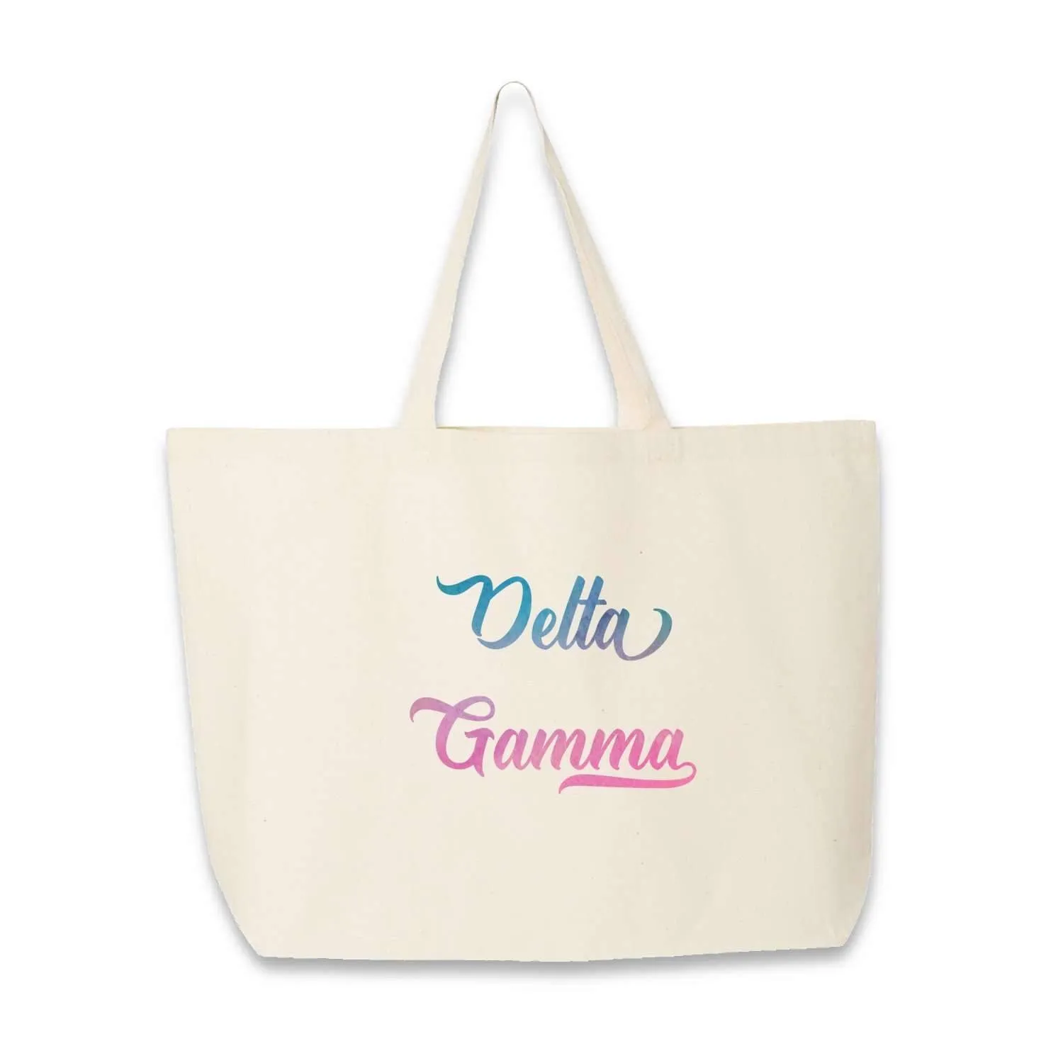 Sorority Cotton Canvas Tote Bag All 26 NPC Organizations Available