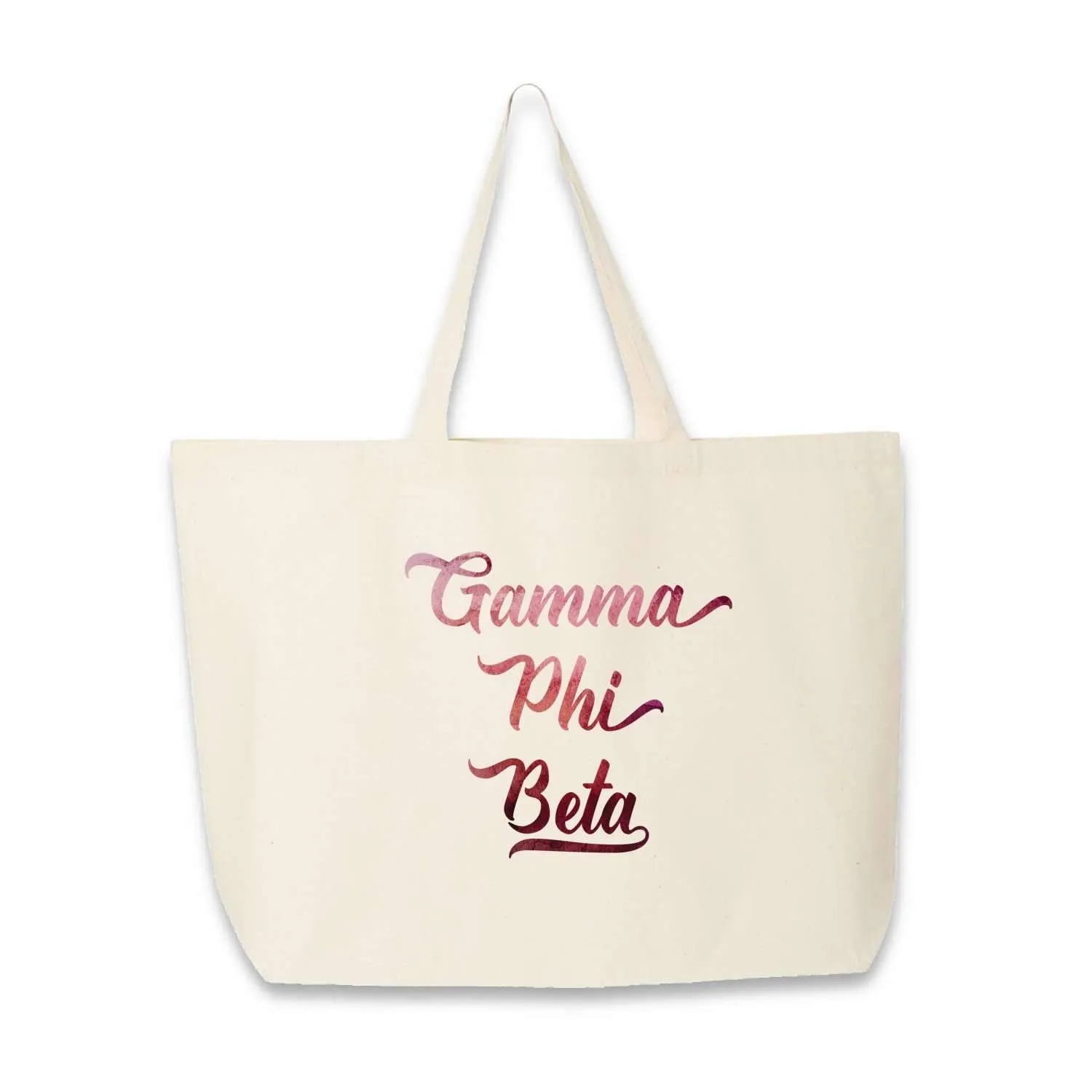 Sorority Cotton Canvas Tote Bag All 26 NPC Organizations Available
