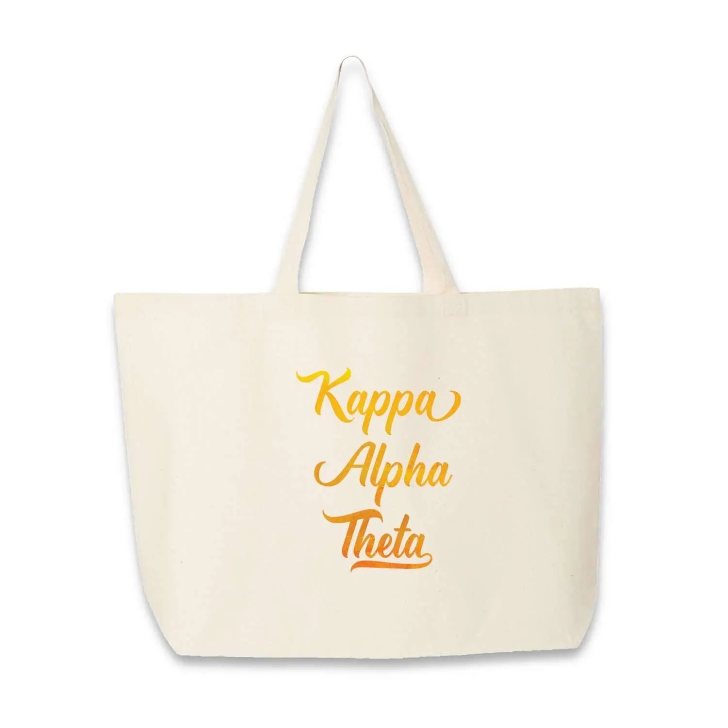 Sorority Cotton Canvas Tote Bag All 26 NPC Organizations Available