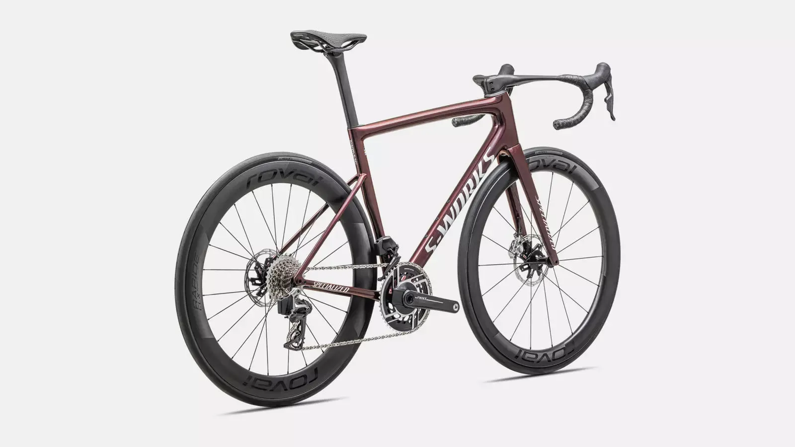 Specialized S-Works Tarmac SL8 - Gloss Solidity/Red To Black Pearl/Metallic White Silver - MY25