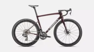 Specialized S-Works Tarmac SL8 - Gloss Solidity/Red To Black Pearl/Metallic White Silver - MY25