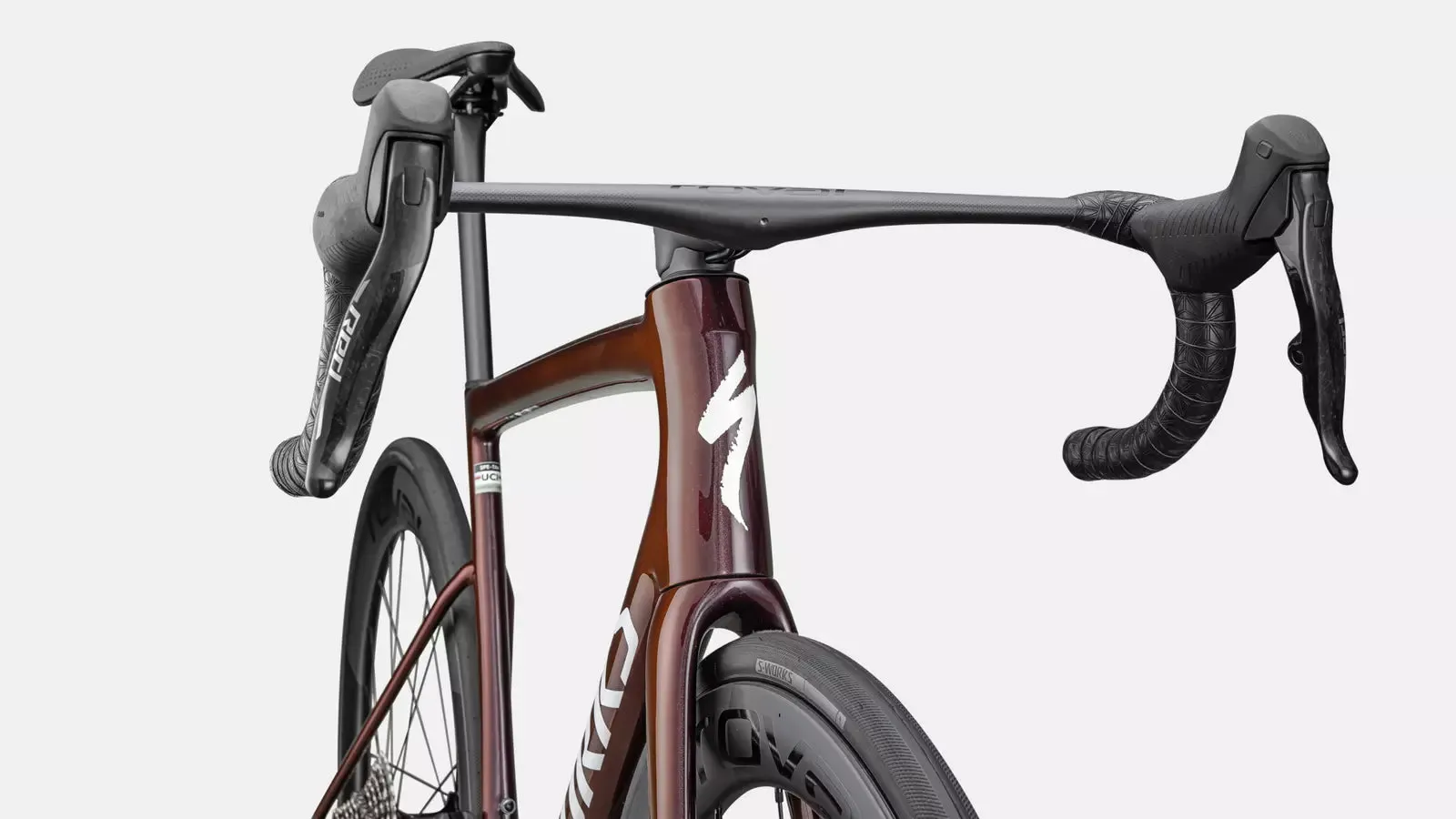 Specialized S-Works Tarmac SL8 - Gloss Solidity/Red To Black Pearl/Metallic White Silver - MY25