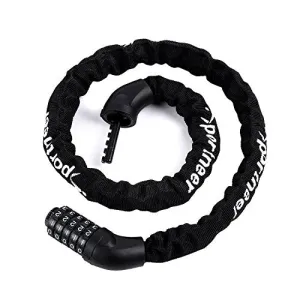 Sportneer Combination Bike Lock (Coated Finish)