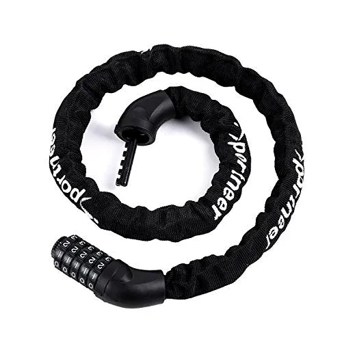 Sportneer Combination Bike Lock (Coated Finish)