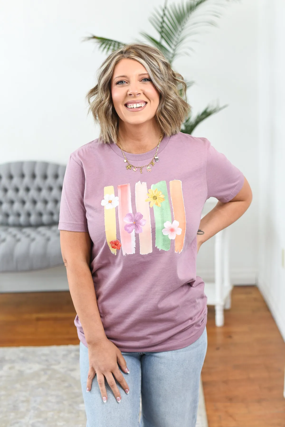 Spring Brushstrokes Graphic Tee